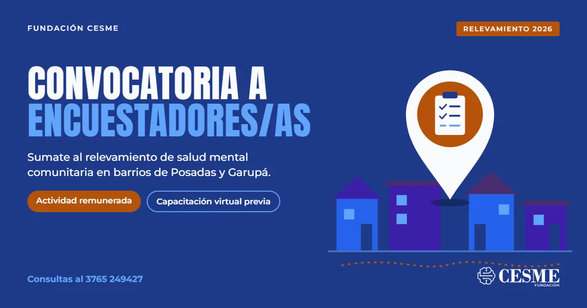 Fundación CESME: Convocatoria a Encuestadores/as